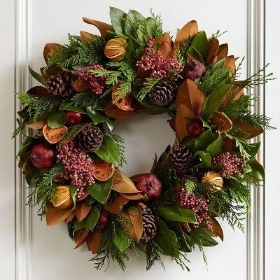 Festive Fruit Wreath